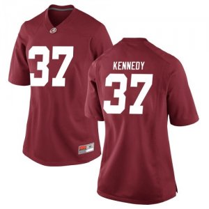 Women's Alabama Crimson Tide #37 Demouy Kennedy Crimson Game NCAA College Football Jersey 2403GQPD8